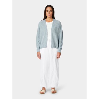manufactum Damen-Strickjacke Hellblau 50% Rabatt für begrenzte Zeit