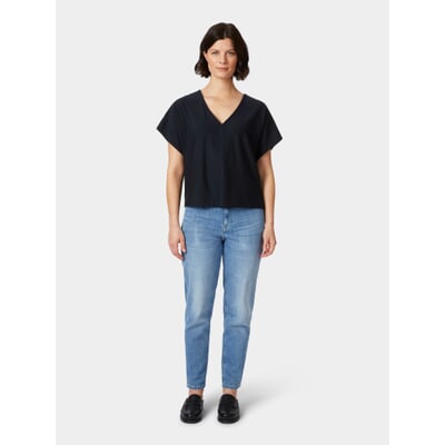 manufactum Damenshirt Kurzarm TENCEL™ Dunkelblau Online