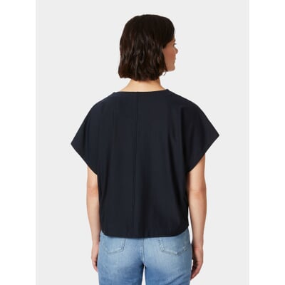 manufactum Damenshirt Kurzarm TENCEL™ Dunkelblau Online