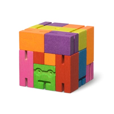 manufactum Holzfigur Cubebot Bunt Discount Store für neue Produkte