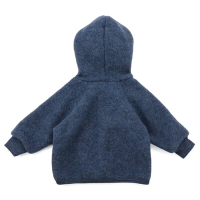 manufactum Kinder-Jacke Schurwollfleece Blaumelange Valentinstagsangebot