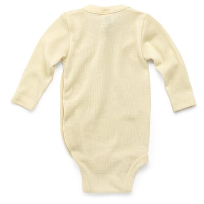 manufactum Baby-Wickelbody Merinowolle-Seide Natur Top Angebot