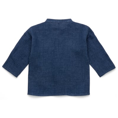 manufactum Kinder-Hemd Leinen Denimblau Exklusive Angebote