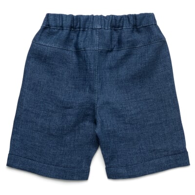 manufactum Kinder-Shorts Leinen Denimblau Neuheiten
