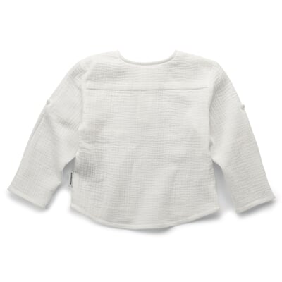 manufactum Kinder-Henley-Shirt Musselin Weiß Bestseller