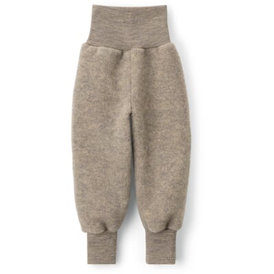 manufactum Kinder-Schlupfhose Schurwollfleece Braunmelange Saisonale Angebote