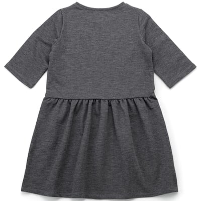 manufactum Mädchen-Jerseykleid Mittelgrau Räumungsverkauf