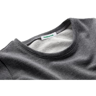 manufactum Mädchen-Jerseykleid Mittelgrau Räumungsverkauf
