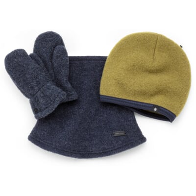 manufactum Kinder-Schlupfschal Wollfleece Dunkelblau Kauf eins, bekomm eins gratis