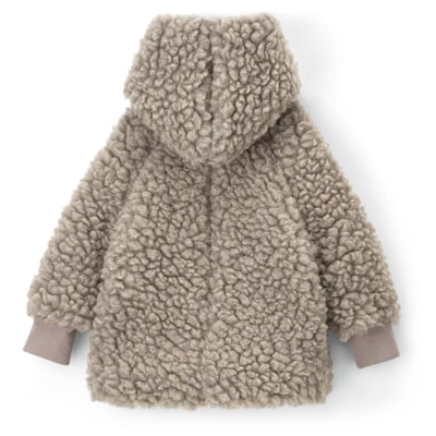 manufactum Kinder-Jacke Wollplüsch hellgrau VIP-Rabatte