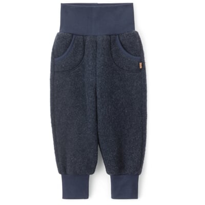 manufactum Kinder-Schlupfhose Wollfleece Dunkelblau Tiefpreis
