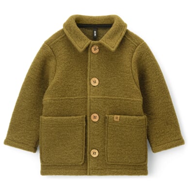 manufactum Kinder-Hemdjacke Wollwalk Gelbgrün Zeitbegrenzte Promotion