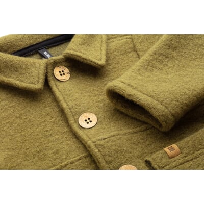 manufactum Kinder-Hemdjacke Wollwalk Gelbgrün Zeitbegrenzte Promotion