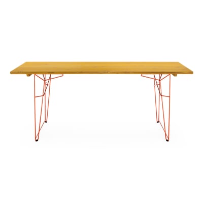 manufactum Tisch und Liege LTL Gestell RAL 2001 Rotorange Outlet
