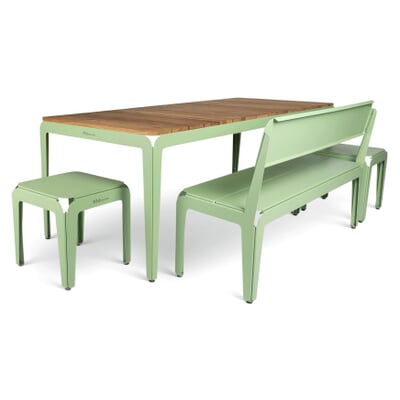manufactum Bank Bended Bench 140 RAL 6021 Blassgrün Preisnachlass