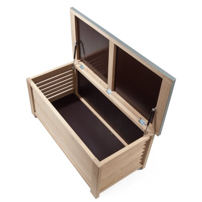 manufactum Manufactum Gartentruhe Eichenholz Blitzangebot