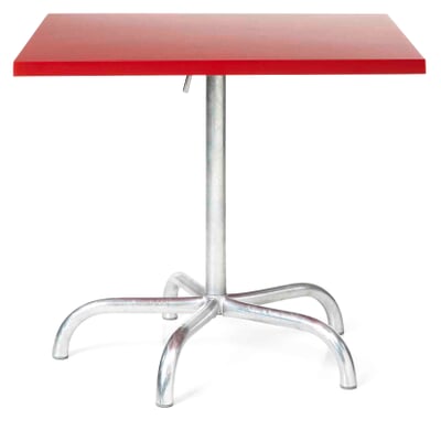 manufactum Tisch Säntis quadratisch RAL 3001 Signalrot Wochenangebot