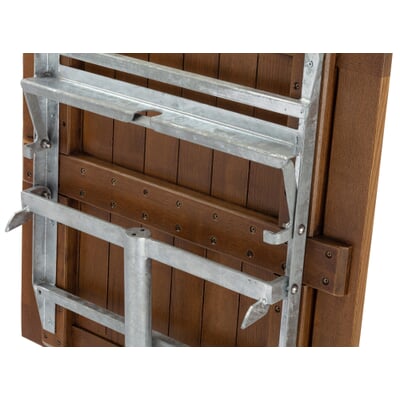 manufactum Gartentisch quadratisch verzinktes Gestell Neueste Stile