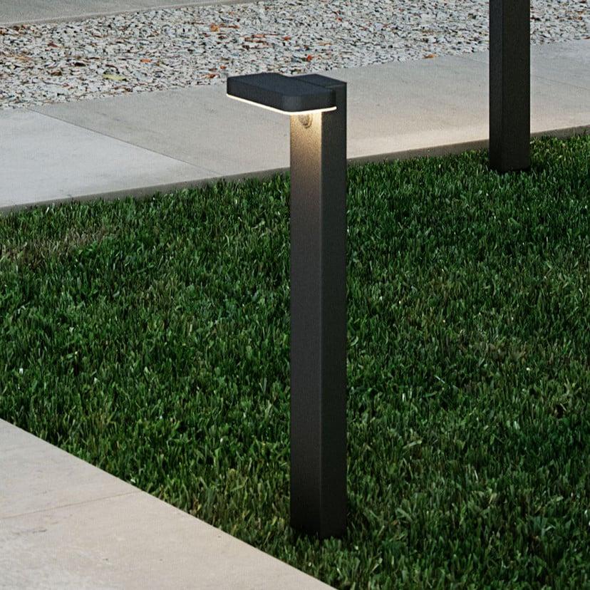 lampenwelt LED-Solar-Wegeleuchte Rica Square eckig