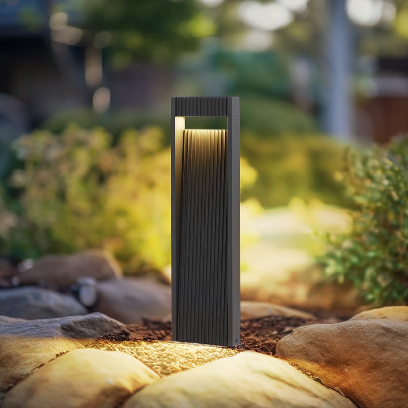 lampenwelt Lucande LED-Wegeleuchte Tavion 60 cm anthrazit IP65 Kostenlose Rückgabe