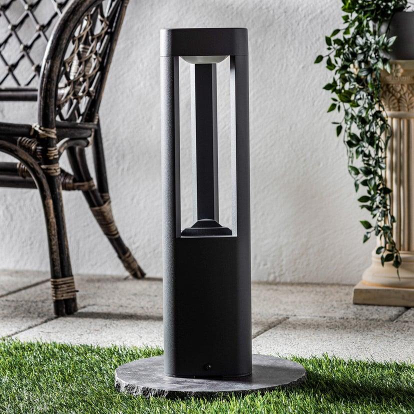 lampenwelt Lucande LED-Sockellampe Pirron 50 cm dreieckig IP54 Speichern exportieren