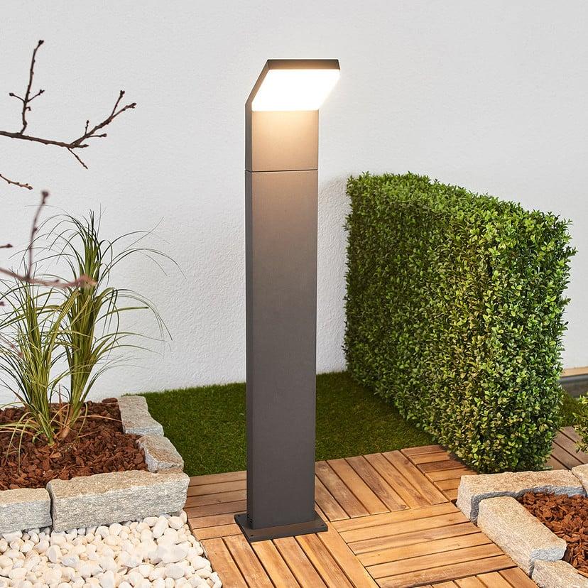 lampenwelt Arcchio LED-Wegeleuchte Yolena 100 cm anthrazit Alu