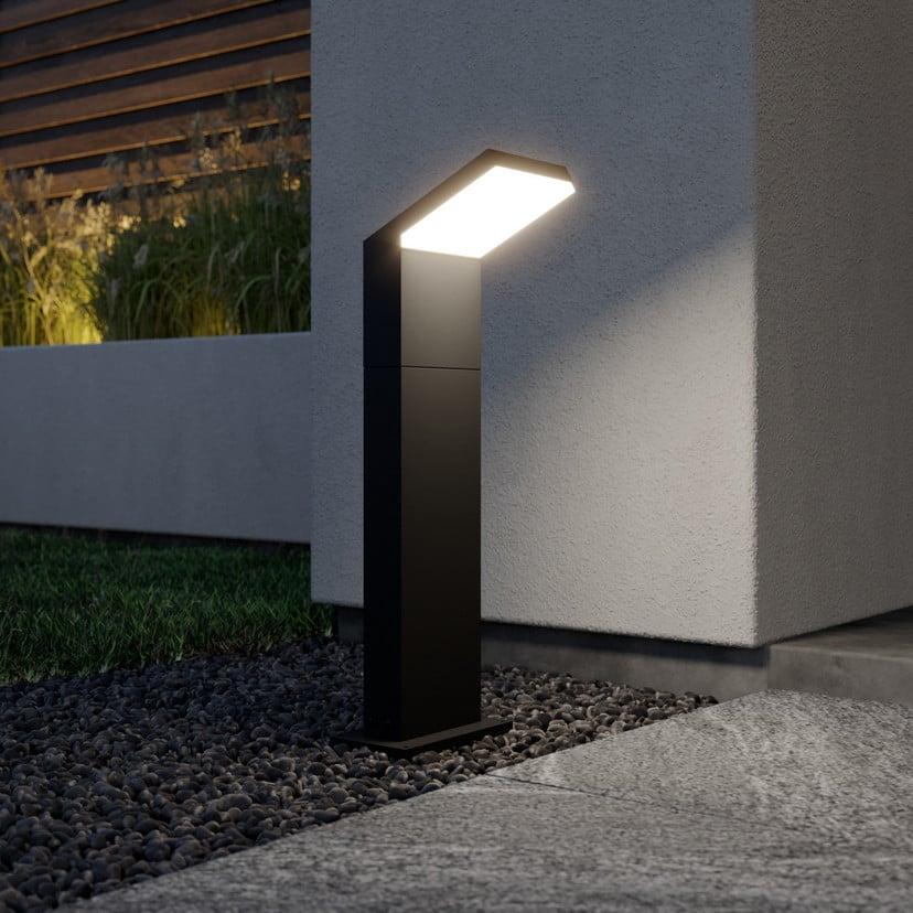 lampenwelt Arcchio LED-Wegeleuchte Yolena 60 cm anthrazit Alu