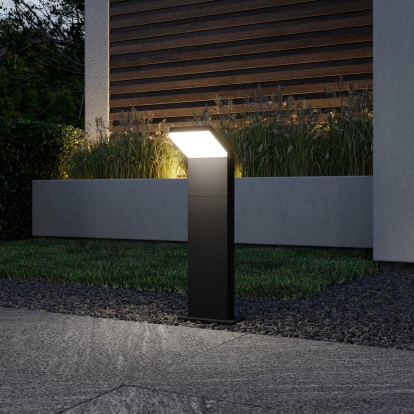 lampenwelt Arcchio LED-Wegeleuchte Yolena 60 cm anthrazit Alu Rabatte dieses Monats