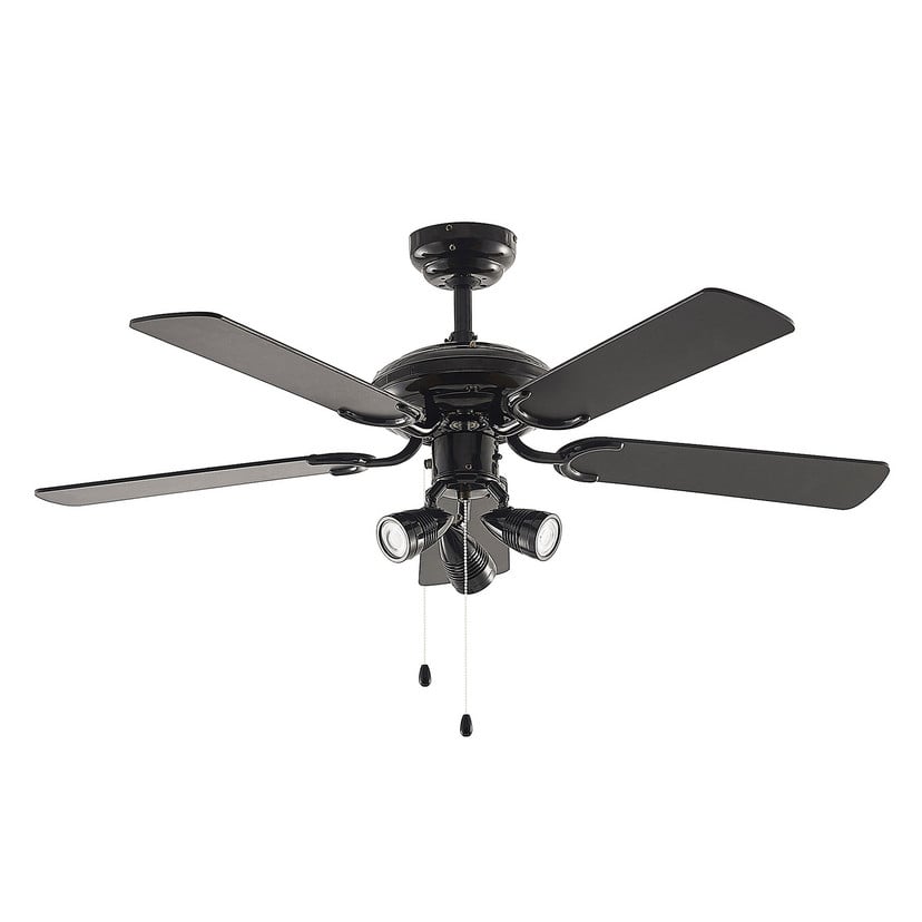 lampenwelt Lucande Deckenventilator mit Licht Anariki leise schwarz Vatertagsangebot