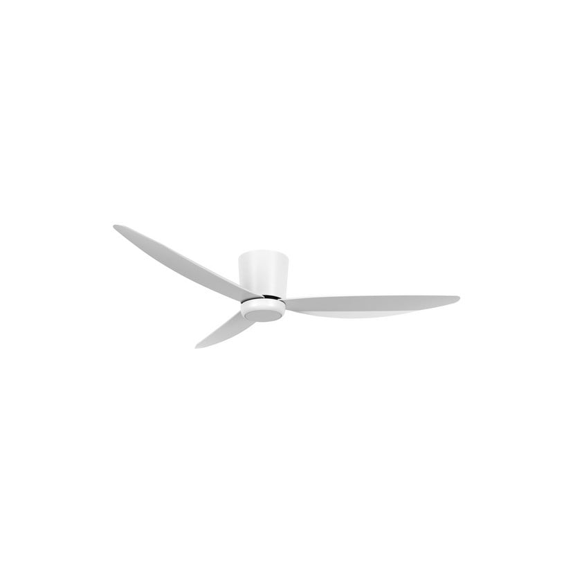 lampenwelt Beacon Deckenventilator mit Licht Array weiß 137 cm leise