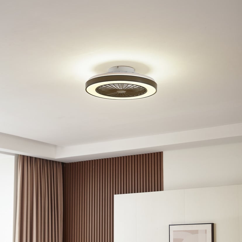 lampenwelt Lindby LED-Deckenventilator Teleo Ø48 cm schwarz DC Tuya Exklusive Angebote