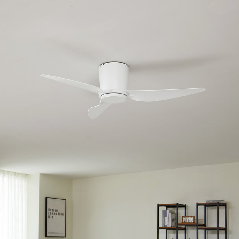 lampenwelt Lindby Deckenventilator Aulo weiß DC leise Ø 123 cm Saisonale Angebote