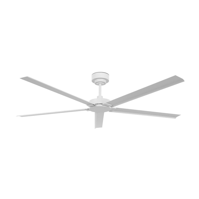 lampenwelt Beacon Deckenventilator Monza weiß DC leise Ø 152 cm IP55