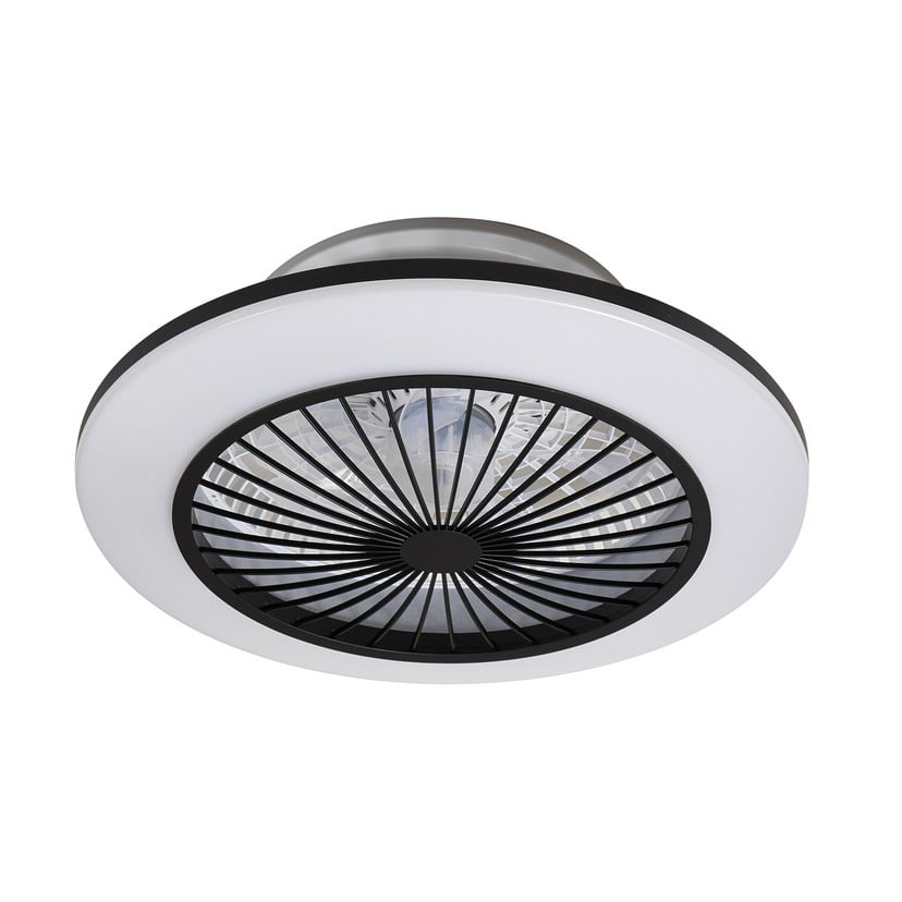 lampenwelt Lindby LED-Deckenventilator Mamuti schwarz leise Ø 55 cm Tägliche Deals
