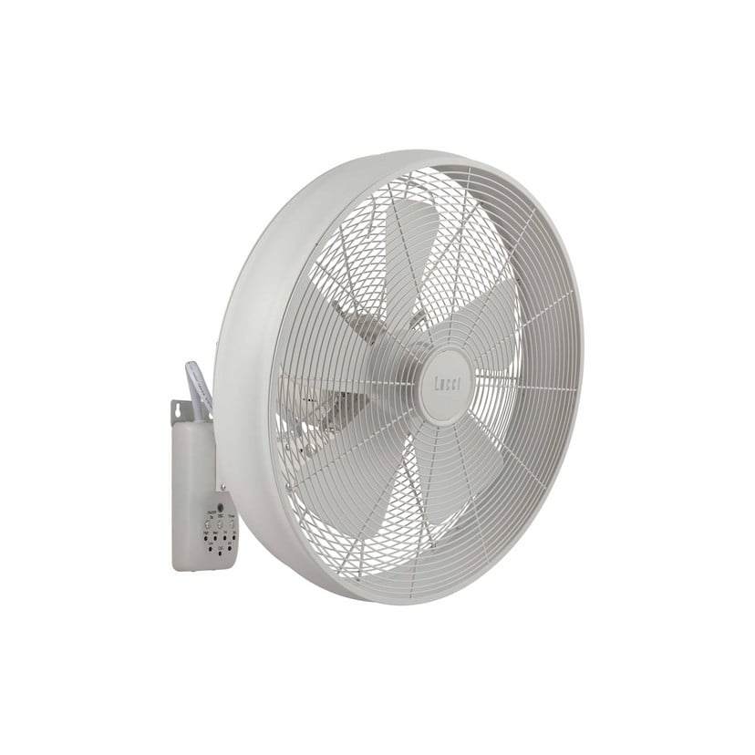 lampenwelt Beacon Wandventilator Breeze weiß Ø 41 cm leise