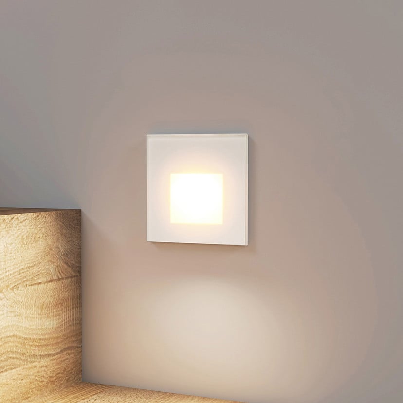 lampenwelt Arcchio LED-Einbaulampe Vexi 7 8 cm x 7 8 cm weiß CCT