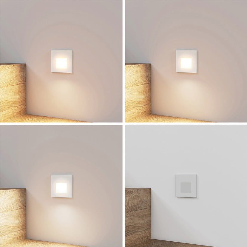 lampenwelt Arcchio LED-Einbaulampe Vexi 7 8 cm x 7 8 cm weiß CCT Vierteljährliche Förderung