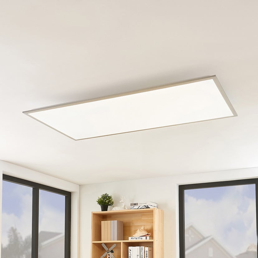 lampenwelt Lindby LED-Panel Stenley CCT 120 cm x 60 cm dimmbar Fabrikladen