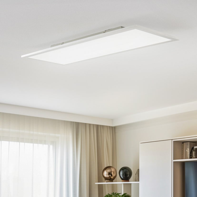 lampenwelt Lindby LED-Panel Livel CCT 80 cm x 30 cm Fernbedienung