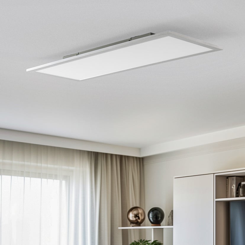 lampenwelt Lindby LED-Panel Livel CCT 80 cm x 30 cm Fernbedienung 50% Rabatt für begrenzte Zeit