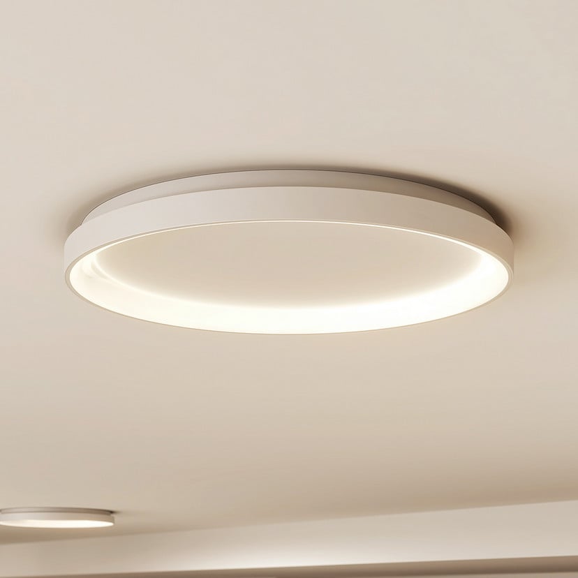 lampenwelt Arcchio LED-Deckenleuchte Vivy Ø 58 cm weiß Metall