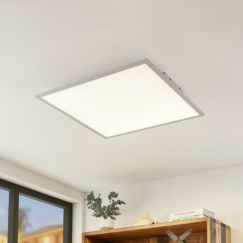 lampenwelt Lindby LED-Panel Luay 60 x 60 cm CCT Remote dimmbar