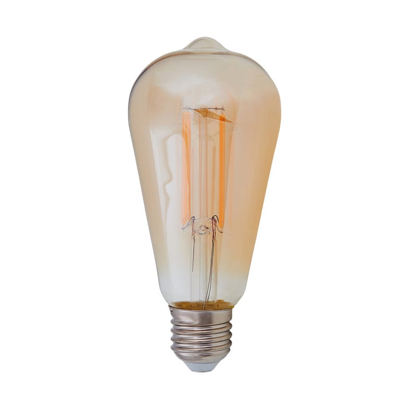 lampenwelt Lindby LED-Leuchtmittel Rustika E27 6W amber 1.800 K