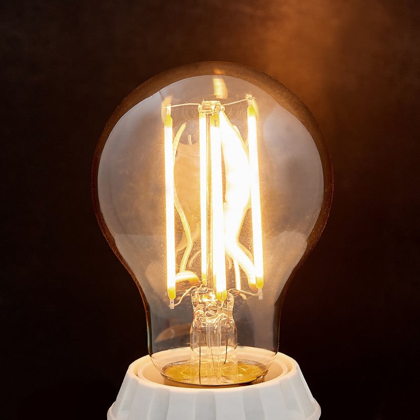 lampenwelt Lindby LED-Leuchtmittel Filament E27 6W amber 1800K Super Sparpreis