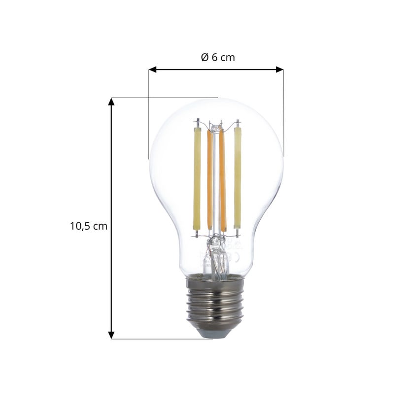 lampenwelt LUUMR Smart LED-Leuchtmittel E27 A60 7W klar ZigBee Hue Tuya Kostenlose Rückgabe