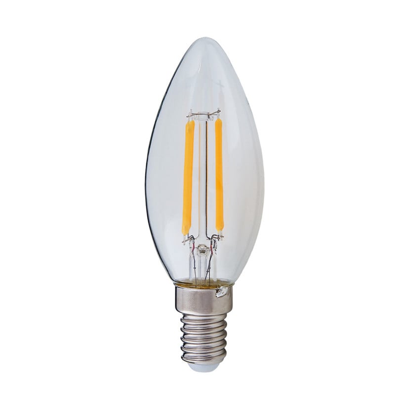lampenwelt Lindby LED-Leuchtmittel Kerze E14 4W klar 2700K