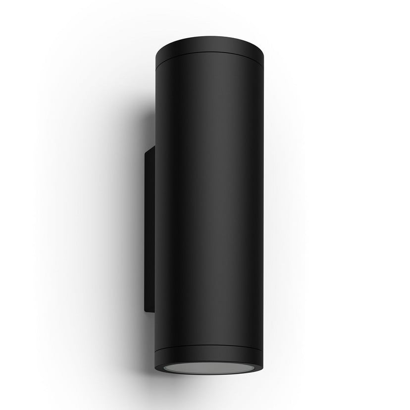 lampenwelt Philips Hue WACA Appear LED-Außenwandlampe schwarz