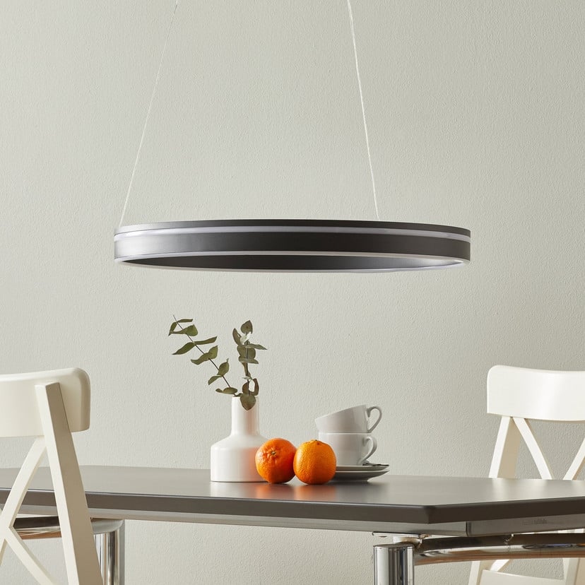lampenwelt Paul Neuhaus Q-VITO LED-Hängelampe 59cm anthrazit