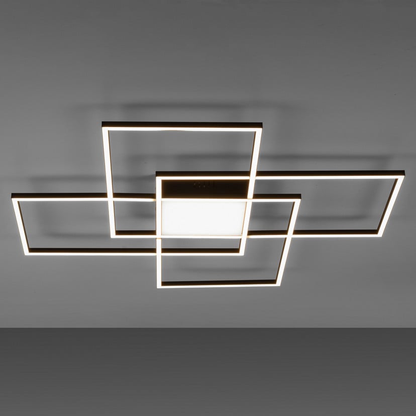 lampenwelt Paul Neuhaus Q-ASMIN LED-Deckenleuchte 80 x 80 cm