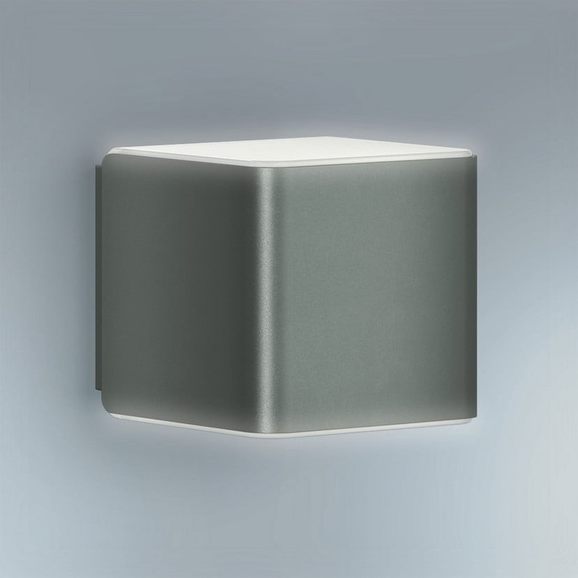 lampenwelt STEINEL L 840 SC Sensor-Außenwandleuchte anthrazit